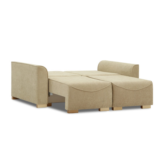 დივანი HOBEL BELONA 2 STR LIGHT BROWN BONCUK 6/CREAM INFINITY 103 (5)