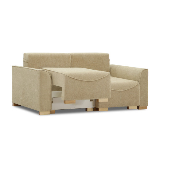 დივანი HOBEL BELONA 2 STR LIGHT BROWN BONCUK 6/CREAM INFINITY 103 (5)
