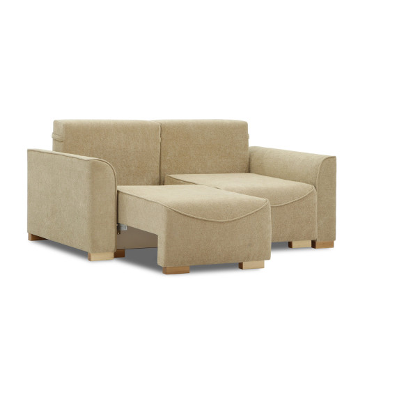 დივანი HOBEL BELONA 2 STR LIGHT BROWN BONCUK 6/CREAM INFINITY 103 (5)