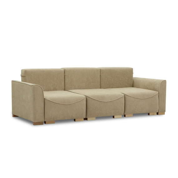 დივანი HOBEL BELONA 3 STR LIGHT BROWN BONCUK 6/CREAM INFINITY 103 (7)