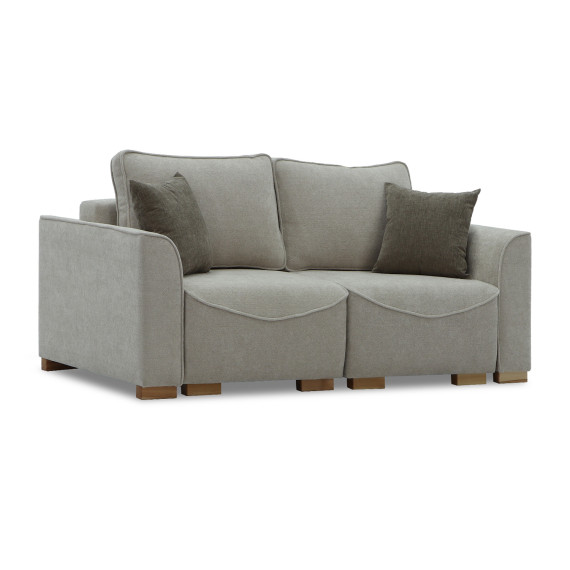 диван HOBEL BELONA LUXE 2 CREAM BONCUK 4/ BROWN SHO 599-2 (5)