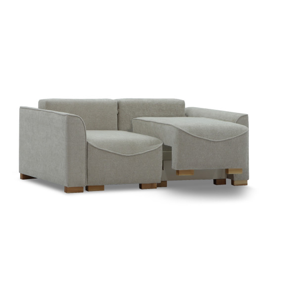 диван HOBEL BELONA LUXE 2 CREAM BONCUK 4/ BROWN SHO 599-2 (5)