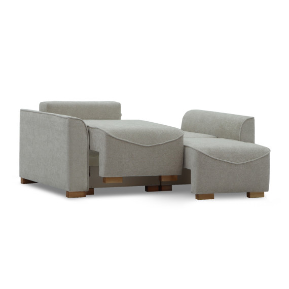 диван HOBEL BELONA LUXE 2 CREAM BONCUK 4/ BROWN SHO 599-2 (5)