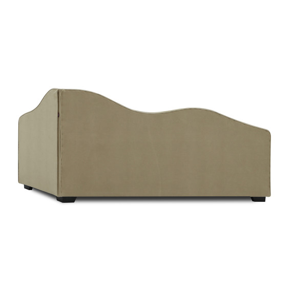 დივანი HOBEL BIG-BEN BEIGE LEONARDO 03/ DARK BROWN LEONARDO 06 R (2)