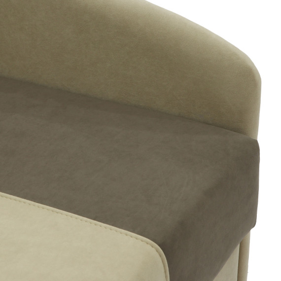 დივანი HOBEL BIG-BEN BEIGE LEONARDO 03/ DARK BROWN LEONARDO 06 R (2)