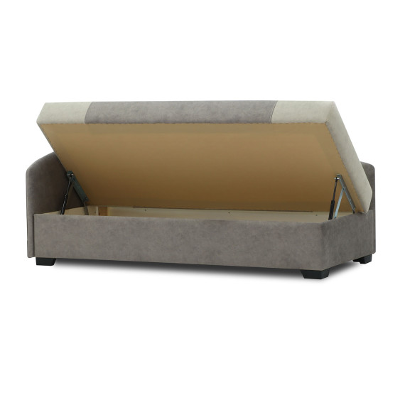 დივანი HOBEL BIG-BEN CAPPUCCINO JAGUAR 6/ CREAM JAGUAR 3 L (2)