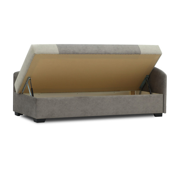 დივანი HOBEL BIG-BEN CAPPUCCINO JAGUAR 6/ CREAM JAGUAR 3 R (2)
