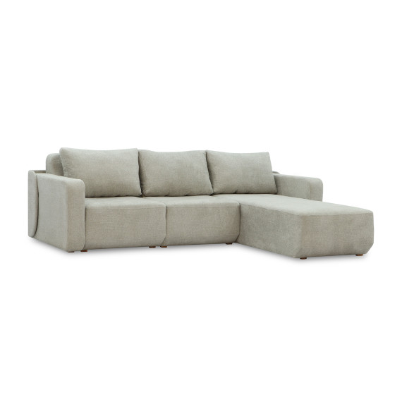 დივანი HOBEL CORNER AMANDA GREY AMAZON 5/ NIAGARA LIGHT GREY/ NIAGARA BROWN (6)