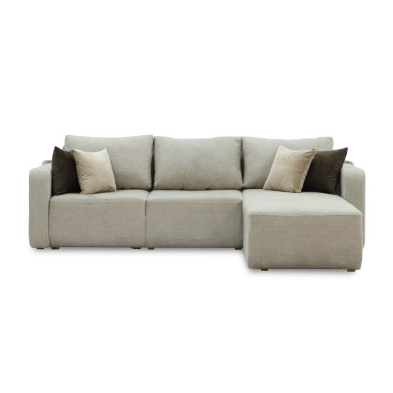 დივანი HOBEL CORNER AMANDA GREY AMAZON 5/ NIAGARA LIGHT GREY/ NIAGARA BROWN (6)