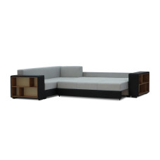 sofa HOBEL CORNER BAR BLACK 4503/ GREY SCANDI 17 L (6)