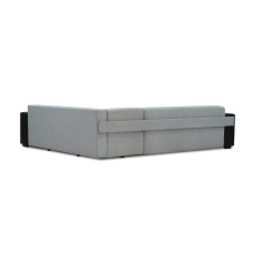 sofa HOBEL CORNER BAR BLACK 4503/ GREY SCANDI 17 R (6)