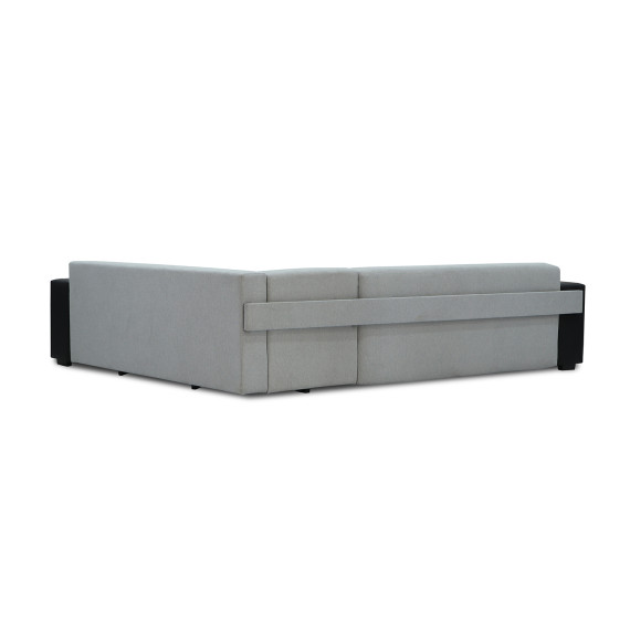 დივანი HOBEL CORNER BAR BLACK 4503/ GREY SCANDI 17 R (6)