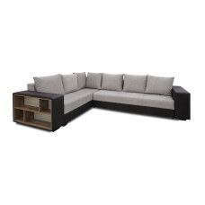 sofa HOBEL CORNER BAR F/P BROWN 3673/ CREAM JAGUAR 3 L (6)