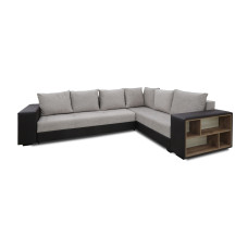 диван HOBEL CORNER BAR F/P BROWN 3673/ CREAM JAGUAR 3 R (6)