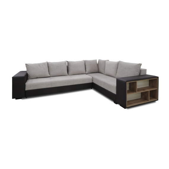 დივანი HOBEL CORNER BAR F/P BROWN 3673/ CREAM JAGUAR 3 R (6)