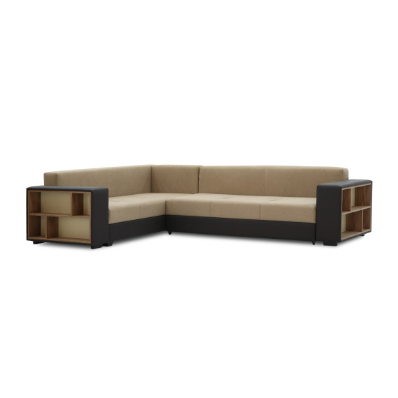 დივანი HOBEL CORNER BAR BROWN 3673/ LIGHT BROWN SCANDI 4 L (6)
