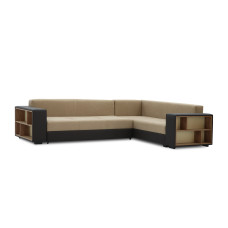 sofa HOBEL CORNER BAR BROWN 3673/ LIGHT BROWN SCANDI 4 R (6)