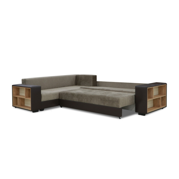 диван HOBEL CORNER BAR COFFEE V460/BROWN MOCASSI 7114 L(6)
