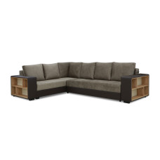 диван HOBEL CORNER BAR COFFEE V460/BROWN MOCASSI 7114 L(6)
