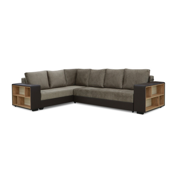 диван HOBEL CORNER BAR COFFEE V460/BROWN MOCASSI 7114 L(6)