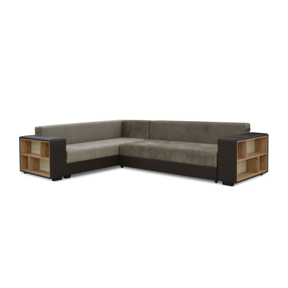 диван HOBEL CORNER BAR COFFEE V460/BROWN MOCASSI 7114 L(6)