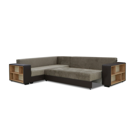 диван HOBEL CORNER BAR COFFEE V460/BROWN MOCASSI 7114 L(6)