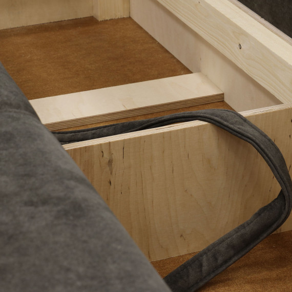 დივანი HOBEL CORNER BAR F/P K090 COFFEE V460/ DARK BROWN JAGUAR 18 L (6)