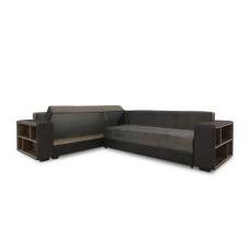 sofa HOBEL CORNER BAR F/P K090 COFFEE V460/ DARK BROWN JAGUAR 18 L (6)