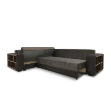 sofa HOBEL CORNER BAR F/P K090 COFFEE V460/ DARK BROWN JAGUAR 18 L (6)