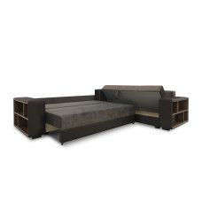 sofa HOBEL CORNER BAR F/P K090 COFFEE V460/ DARK BROWN JAGUAR 18 R (6)