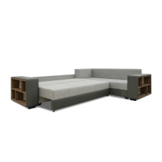 დივანი HOBEL CORNER BAR GRAY V460/ LIGHT GREY JAGUAR 4 R (6)