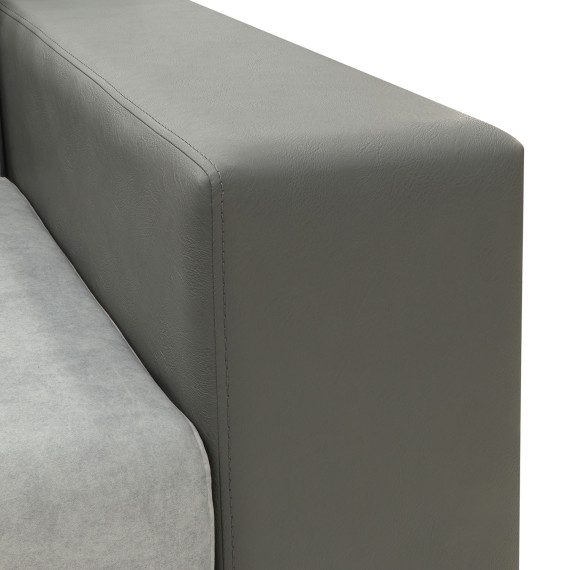 დივანი HOBEL CORNER BAR GRAY V460/ LIGHT GREY JAGUAR 4 R (6)