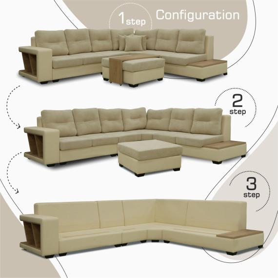 დივანი HOBEL CORNER CORONA BEIGE V341/BEIGE BONCUK 1 R (10)
