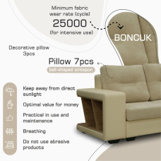 sofa HOBEL CORNER CORONA BEIGE V341/BEIGE BONCUK 1 R (10)