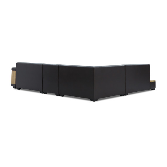 диван HOBEL CORNER CORONA DARK BROWN PHANTOM 8/ BROWN BEATTO 1012 L (7)