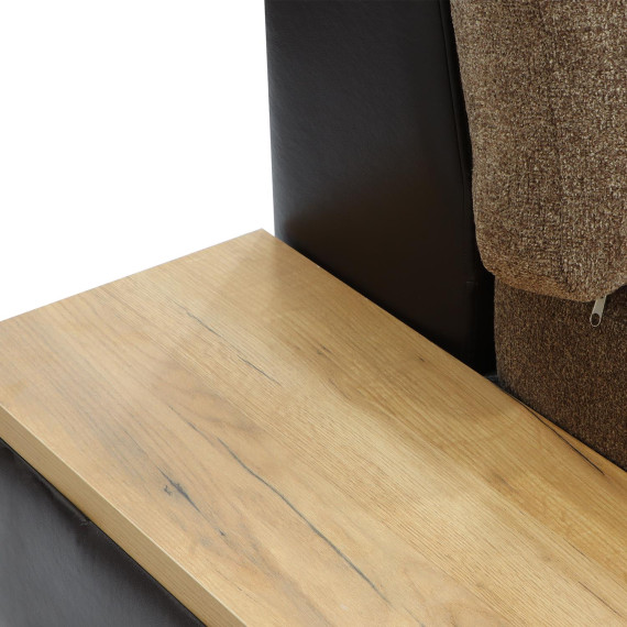 диван HOBEL CORNER CORONA DARK BROWN PHANTOM 8/ BROWN BEATTO 1012 L (7)