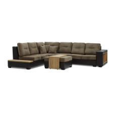 диван HOBEL CORNER CORONA DARK BROWN PHANTOM 8/ BROWN BEATTO 1012 L (7)