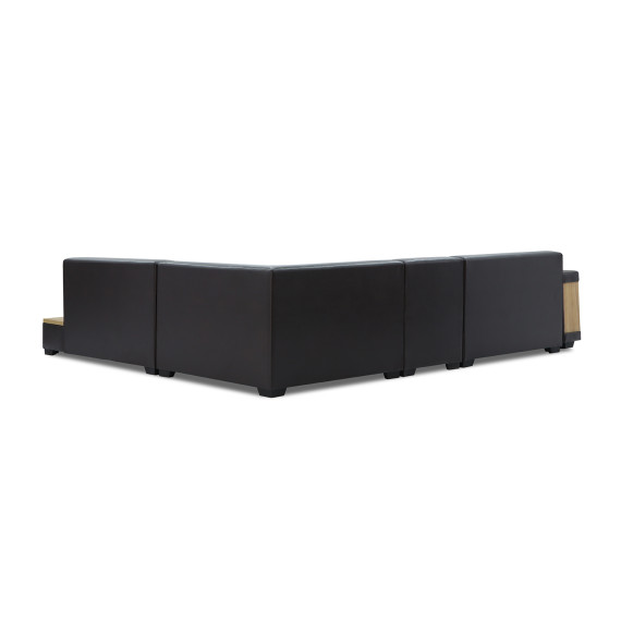 диван HOBEL CORNER CORONA DARK BROWN PHANTOM 8/ BROWN BEATTO 1012 R (7)