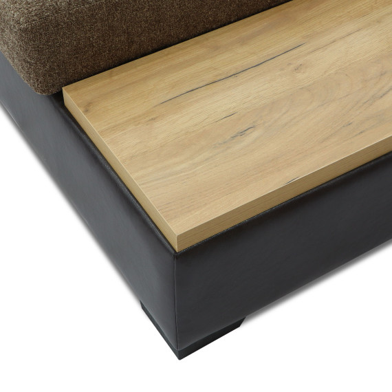 диван HOBEL CORNER CORONA DARK BROWN PHANTOM 8/ BROWN BEATTO 1012 R (7)