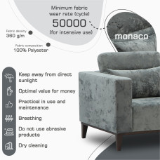 диван HOBEL CORNER DALI GREY MONACO 14/LIGHT GREY INFINITY 991 R (5)