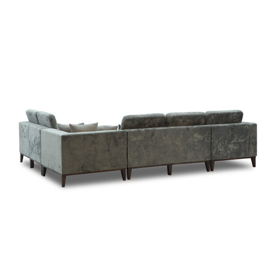 диван HOBEL CORNER DALI GREY MONACO 14/LIGHT GREY INFINITY 991 L (5)