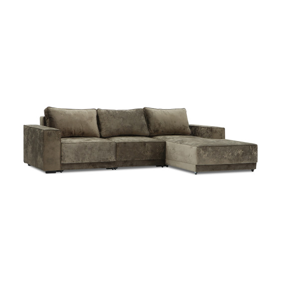 დივანი HOBEL CORNER DELUXE BROWN MONACO 5/ NIAGARA BEIGE L (7)