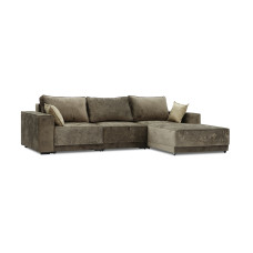 диван HOBEL CORNER DELUXE BROWN MONACO 5/ NIAGARA BEIGE L (7)