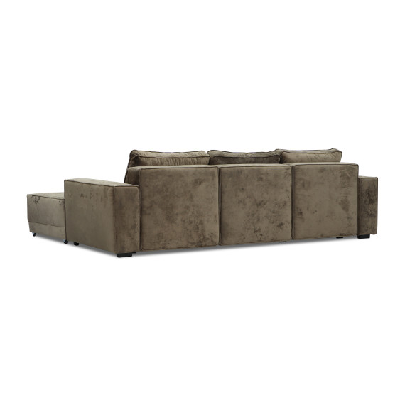 დივანი HOBEL CORNER DELUXE BROWN MONACO 5/ NIAGARA BEIGE L (7)