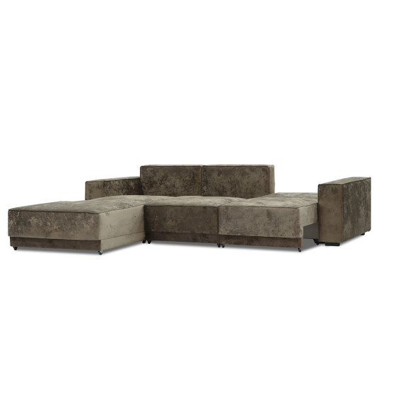 დივანი HOBEL CORNER DELUXE BROWN MONACO 5/ NIAGARA BEIGE R (7)