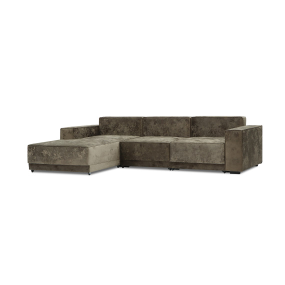 დივანი HOBEL CORNER DELUXE BROWN MONACO 5/ NIAGARA BEIGE R (7)