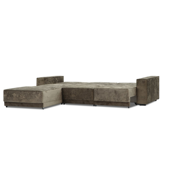 დივანი HOBEL CORNER DELUXE BROWN MONACO 5/ NIAGARA BEIGE R (7)