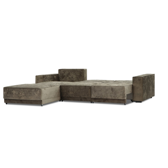 დივანი HOBEL CORNER DELUXE BROWN MONACO 5/ NIAGARA BEIGE R (7)