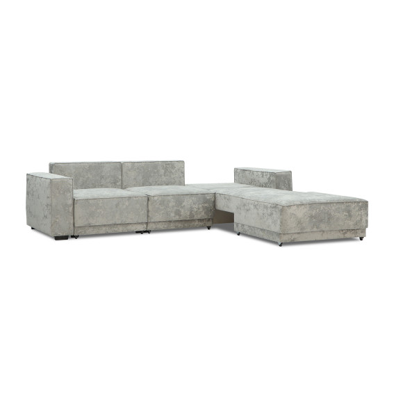 დივანი HOBEL CORNER DELUXE LIGHT GREY MONACO 13/ NIAGARA GREY R (7)