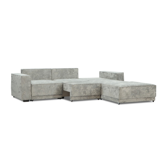დივანი HOBEL CORNER DELUXE LIGHT GREY MONACO 13/ NIAGARA GREY R (7)